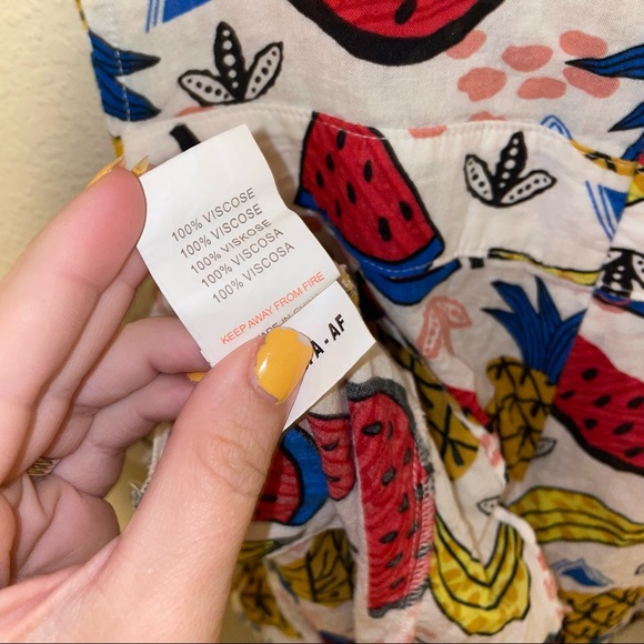 Asos Glamorous Fruit Printed Ruffle Romper - Picture 8 of 9